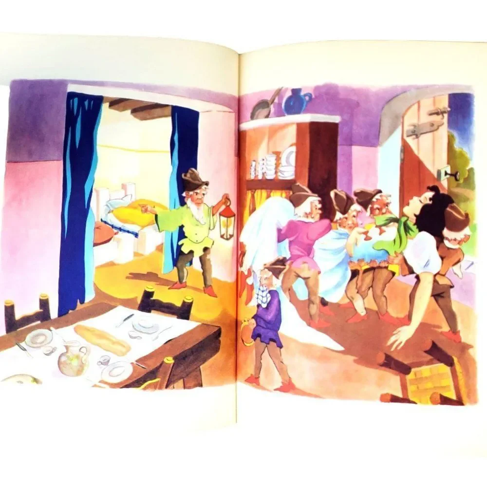 Blanche Neige Snow White Book Simone Deleuil Paris 1958 Children Fairy Tale - Picture 15 of 16